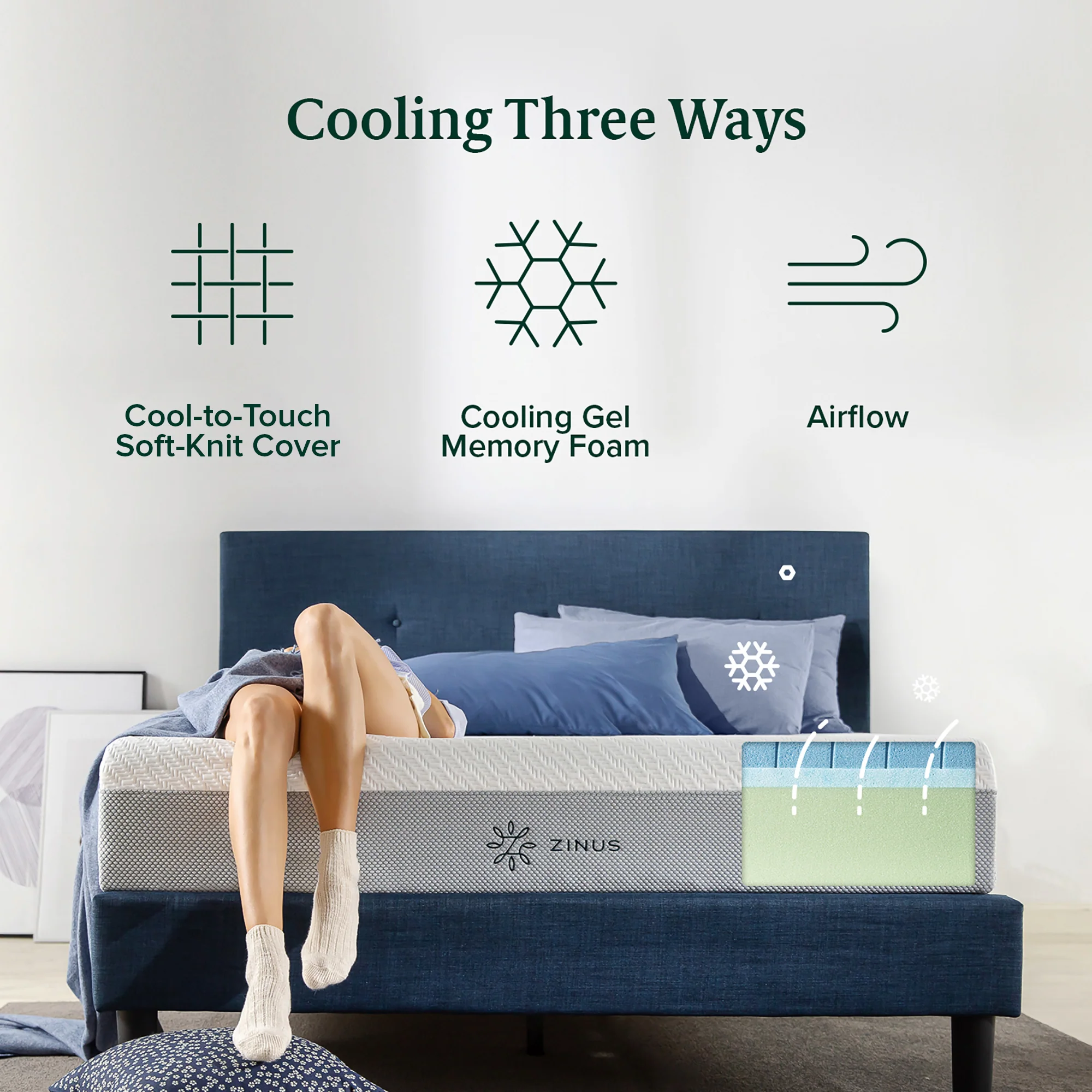 Ultra Cool Gel Memory Foam Mattress - Image 6