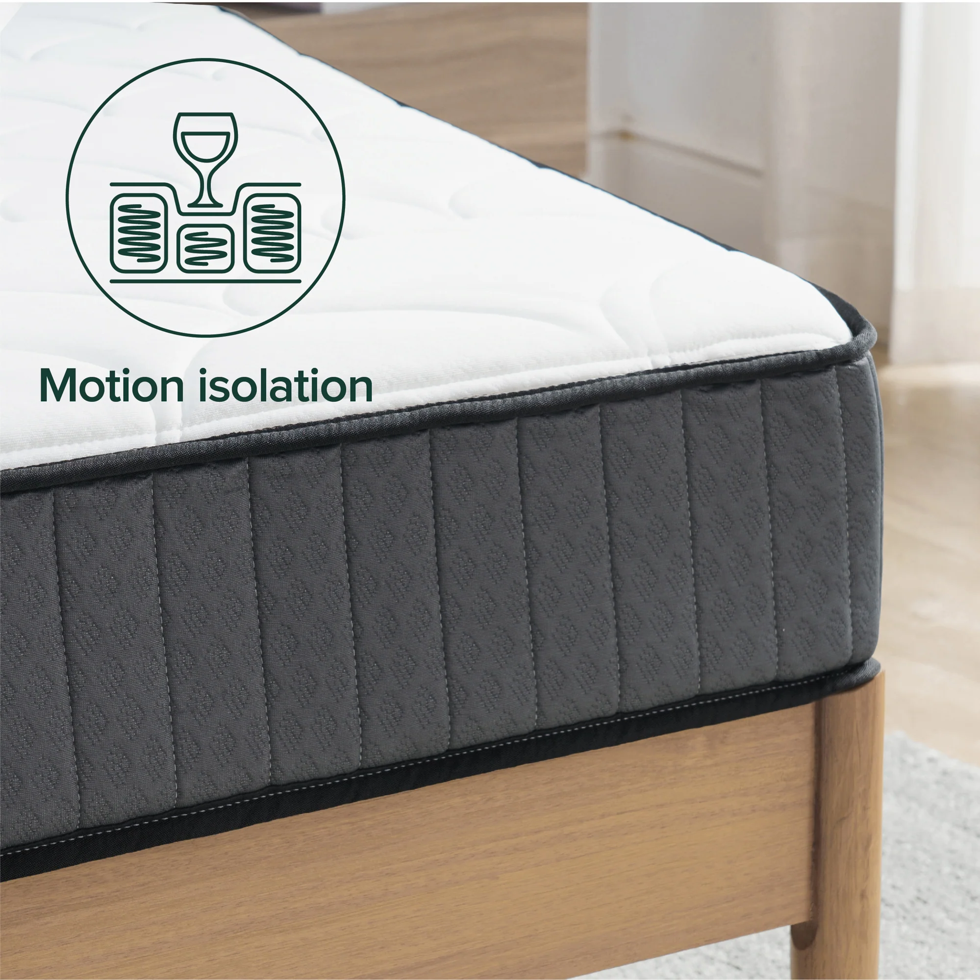 Quilted Support Pocket Spring Mattress - Image 3